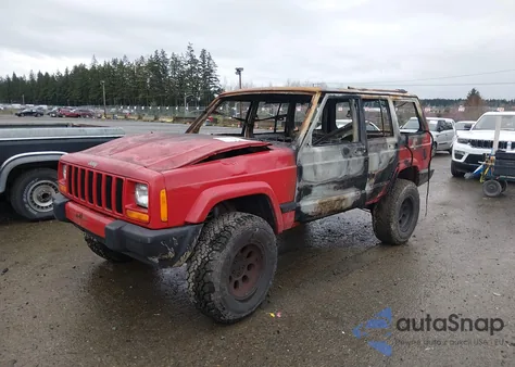 2000 Jeep Cherokee Sport z USA, uszkodzony, nr VIN 1J4FF48S1YL121520